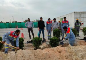 PFC Tree Plantation at Dubai, PFC Jebel Ali site Mar 2022